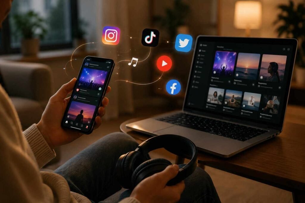 How Social Media and Playlists Work Together
